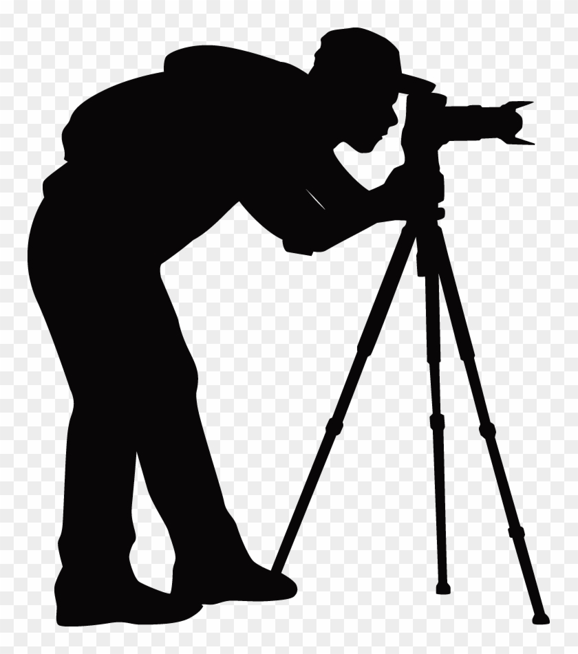 Photographer Silhouette Camera Logo Png Hd Transparent Png 759x871 Pngfind