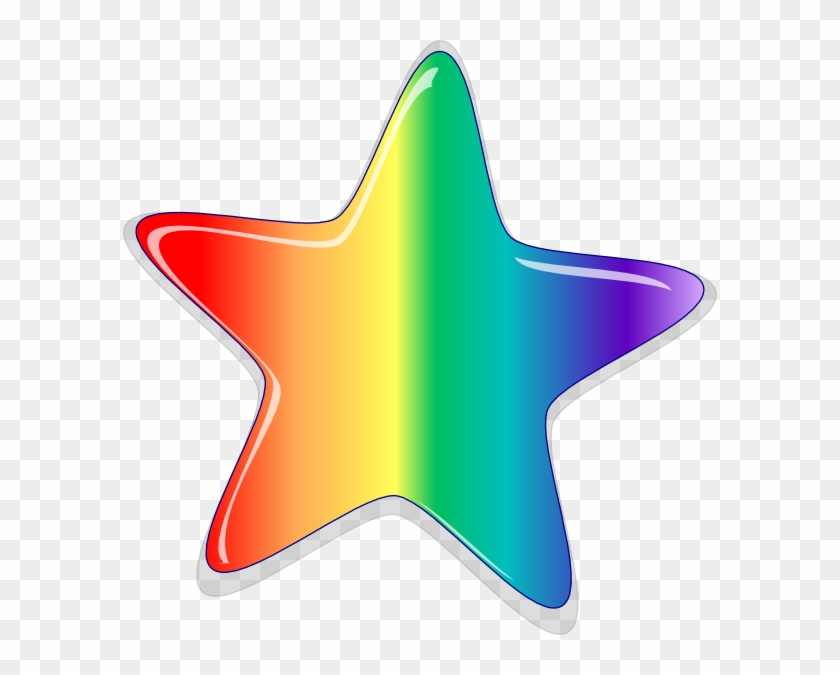 Starburst Clipart Vector Rainbow Stars Hd Png Download 594x595 Pngfind