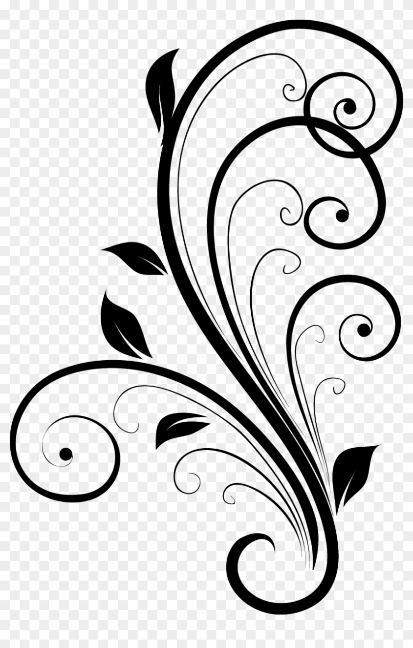 Floral Pattern - Sai Baba Black And White Clipart, HD Png Download ...