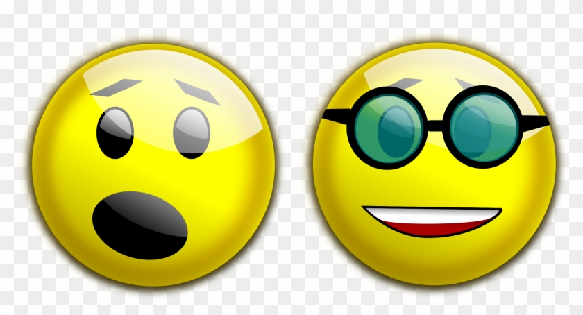 Shocked Emoticon Transparant Sad To Happy Face Hd Png Download
