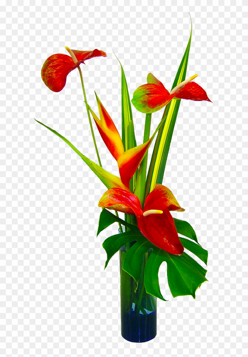 Tropical Silk Flower Arrangements Tropical Flower Arrangement Png Transparent Png 1200x1200 619495 Pngfind