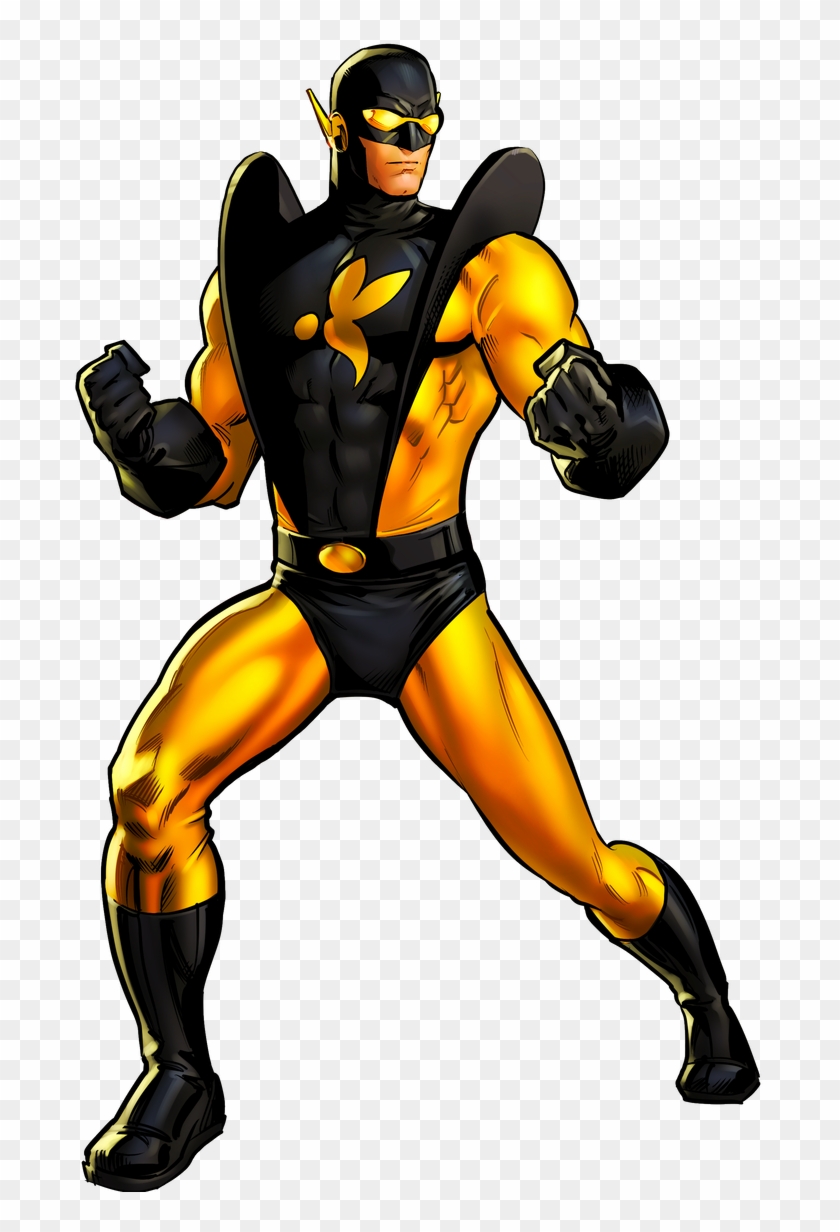since We Got Janet Wasp And Lang Antman, I Hope We - Yellow Jacket Marvel  Cartoon, HD Png Download - 694x1152(#6103031) - PngFind