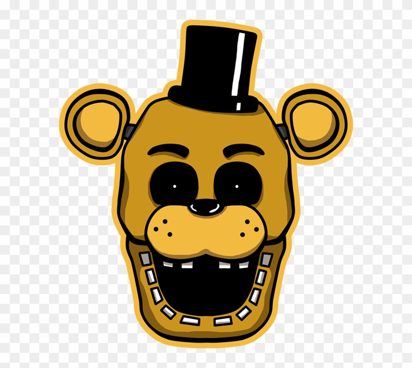 Golden Freddy Head By Kaizerin Golden Freddy Head Fnaf 1 Hd Png Download 600x671 Pngfind