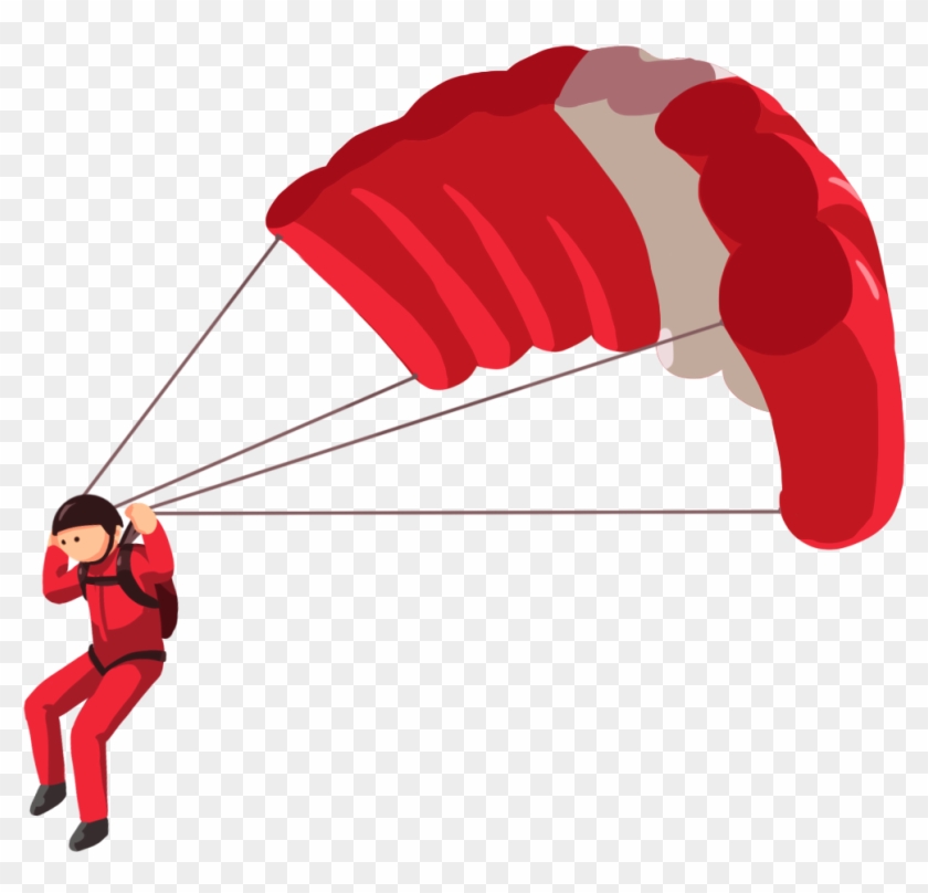 Parachute Transparent Image Cartoon Parachute Transparent Hd Png Download 1246x1055 6105858 Pngfind