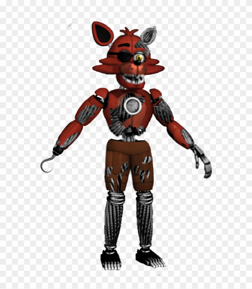 Funtime Withered Foxy - Fnaf 2 Funtime Withered Foxy, HD Png Download -  894x894(#6107864) - PngFind