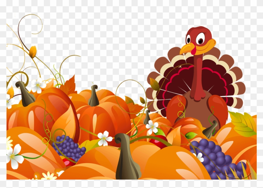 Turkey And Thanksgiving Symbols - Animated Happy Thanksgiving 2018, HD Png  Download - 1024x706(#6109995) - PngFind