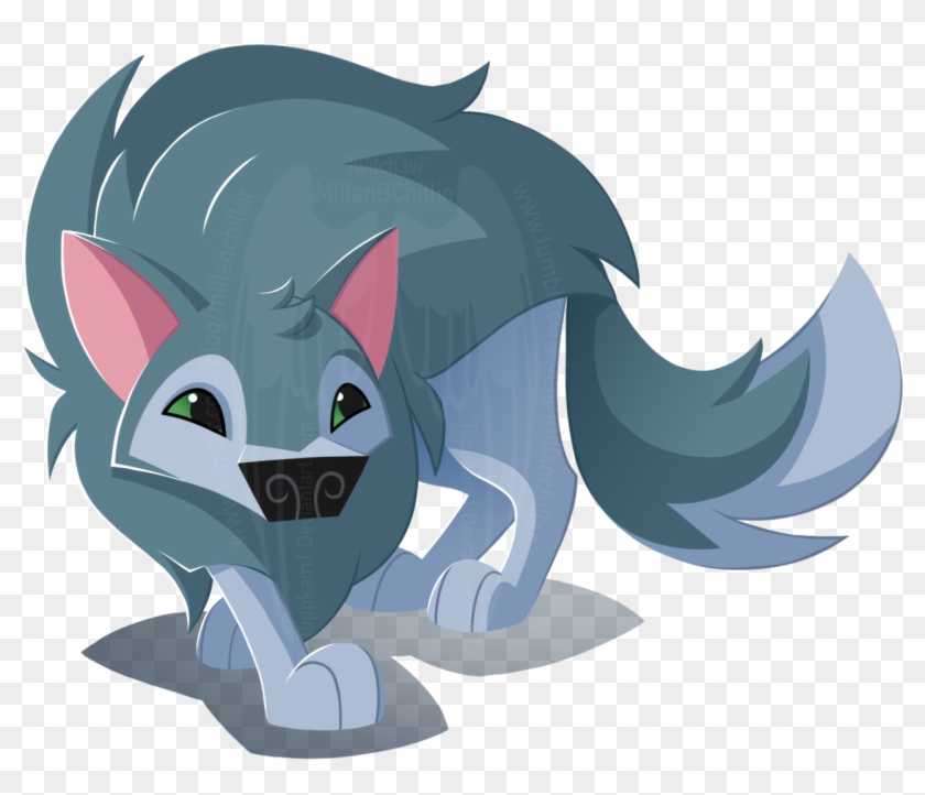 Animal Jam Arctic Wolf Wanted To Try To Draw In The - Animal Jam Arctic Wolf  Fan Art, HD Png Download - 1280x1040(#6110482) - PngFind