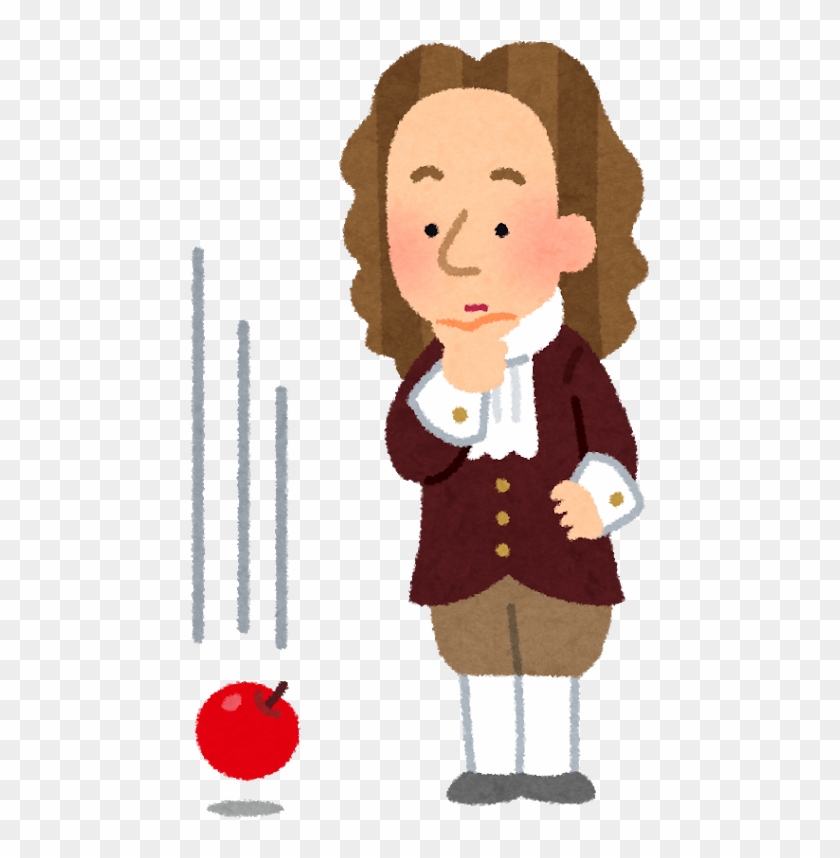 Isaac Newton, Gravity, Newton, Cartoon, Human Behavior - Isaac Newton