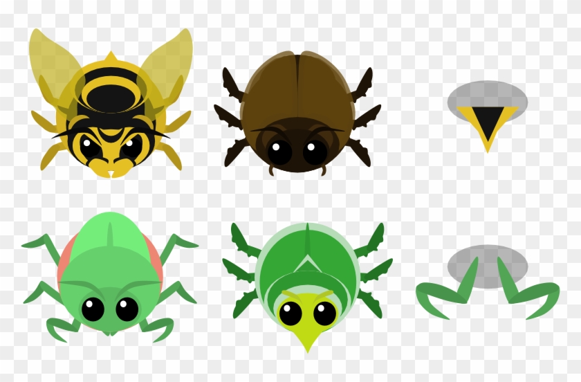 Mantis/giant Flower Beetle - Mope Io Praying Mantis, HD Png Download
