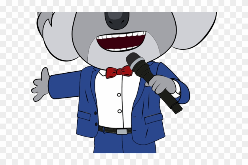 Singing Clipart Idol Sing Ash Coloring Page Hd Png
