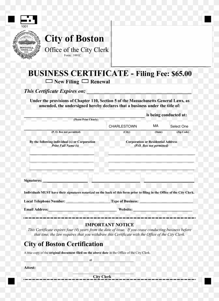 Blank Business Certificate Main Image Download Template - Boston Pertaining To Fake Business License Template