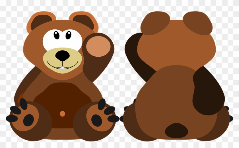 Teddy Bear Bear Knuffig Cuddly Sweet Teddy - Cartoon Bear With Transparent  Background, HD Png Download - 960x549(#6133361) - PngFind