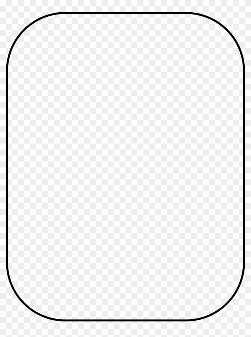 White Rounded Rectangle Png Squircle Shape Transparent Png