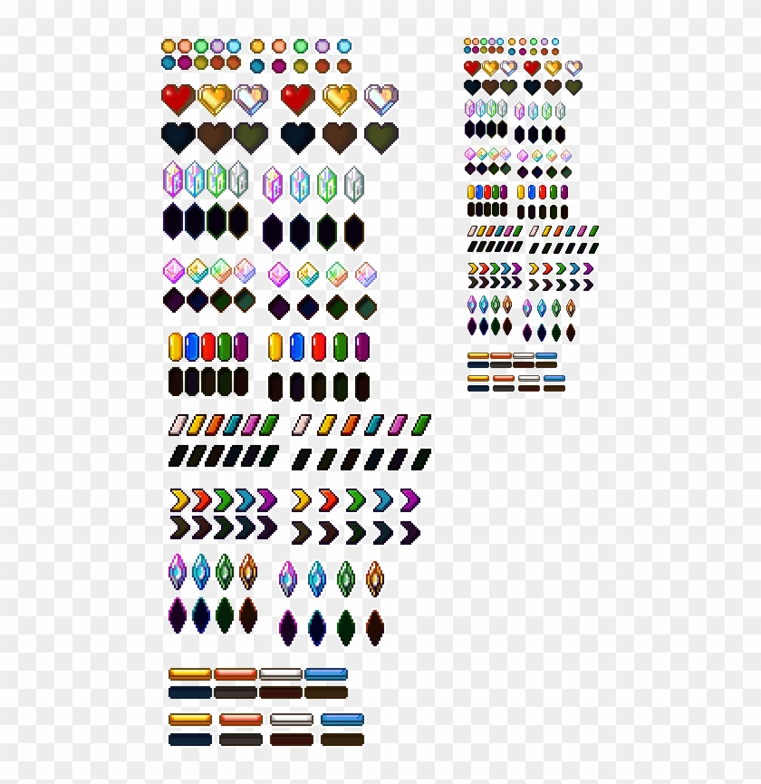 Huds Segment Life Mp Index Might Rpg - Rpg Health Bar Sprite, HD Png ...