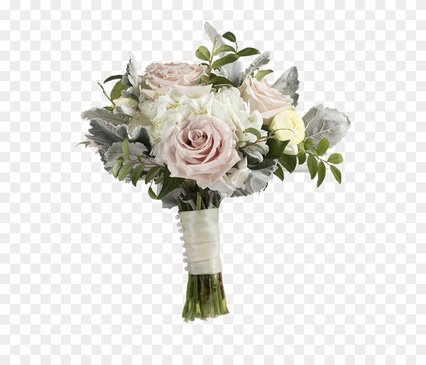 Classic Bouquet With Hydrangeas Quicksand Roses Ranunculus Garden Roses Hd Png Download 643x680 6153109 Pngfind