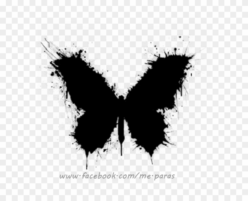 Black Butterfly Neck Tattoo - wide 1