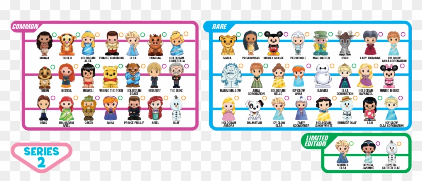 Disney Princess Ooshies Disney Ooshie Checklist HD Png Download 