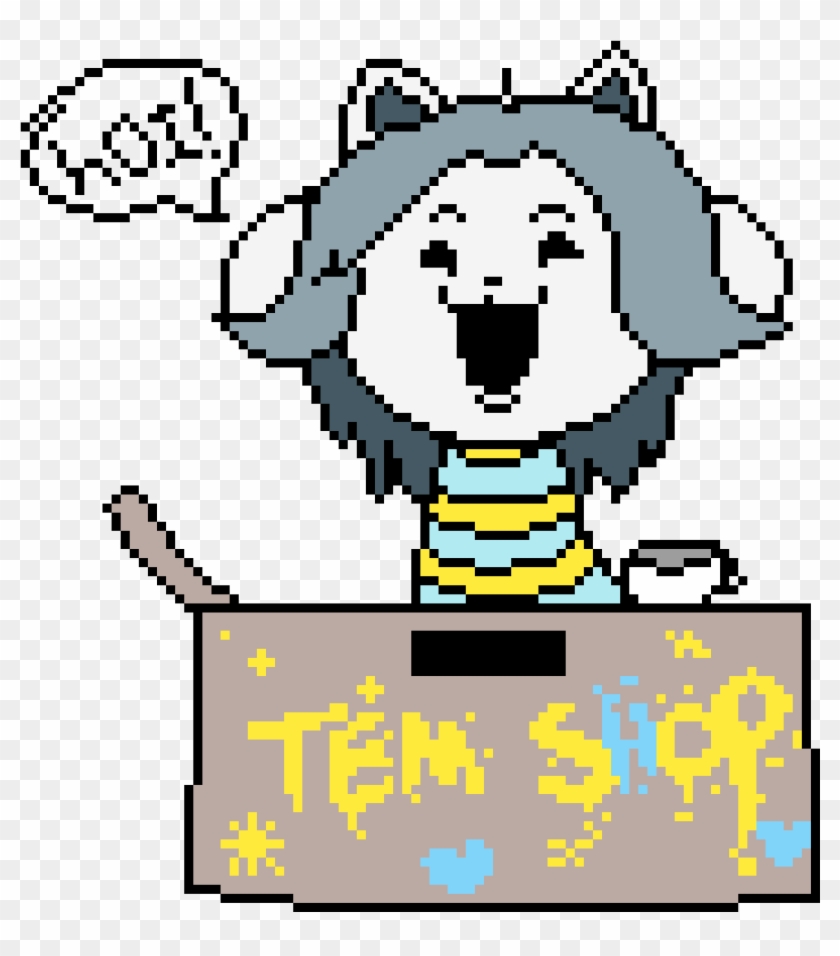 Hoi Im Temmie Temmie De Tem Cartoon Hd Png Download 10x10 Pngfind