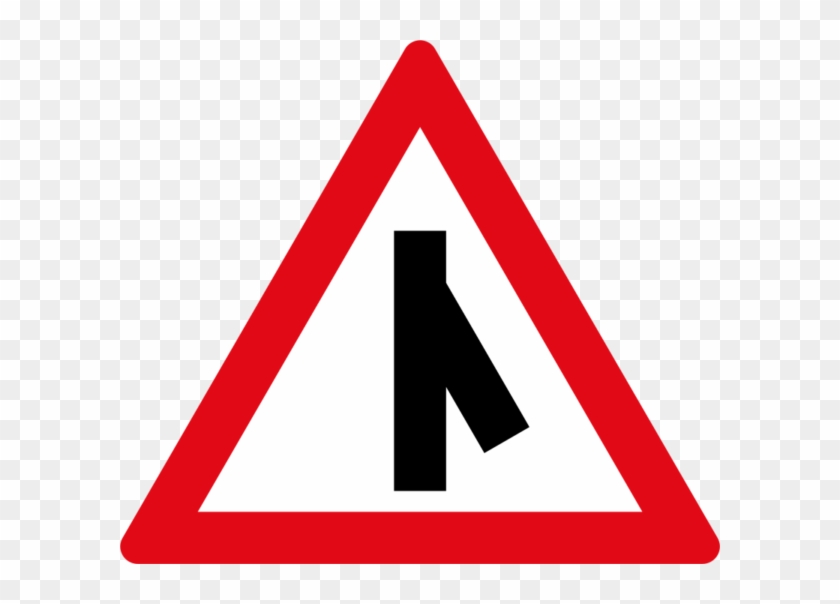 Sharp Junction Right Sharp Junction Sign, HD Png Download 600x524