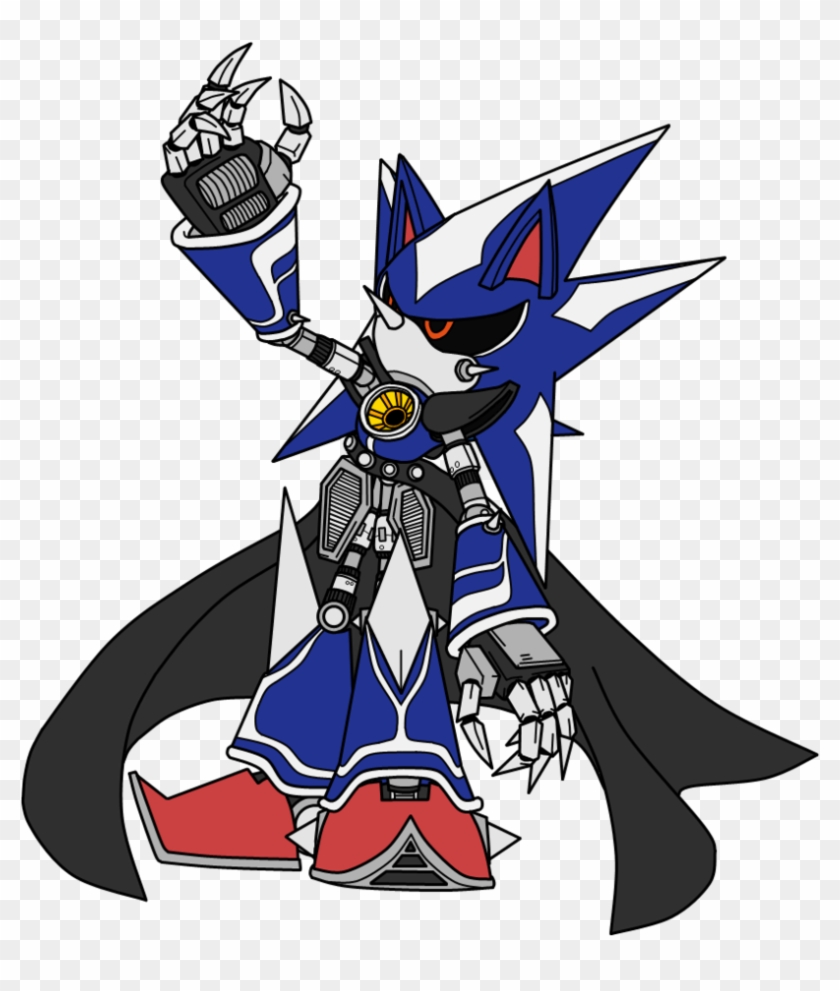 Neo The Hedgehog Images Neo Metal Sonic Hd Wallpaper - Neo Metal Sonic, HD  Png Download - 813x911(#6173941) - PngFind