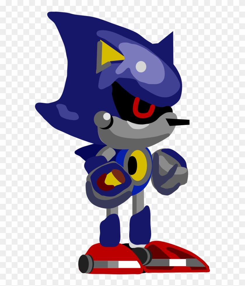 Metal Sonic (Sonic 1 Style)  Retro gaming art, Sonic, Pixel art