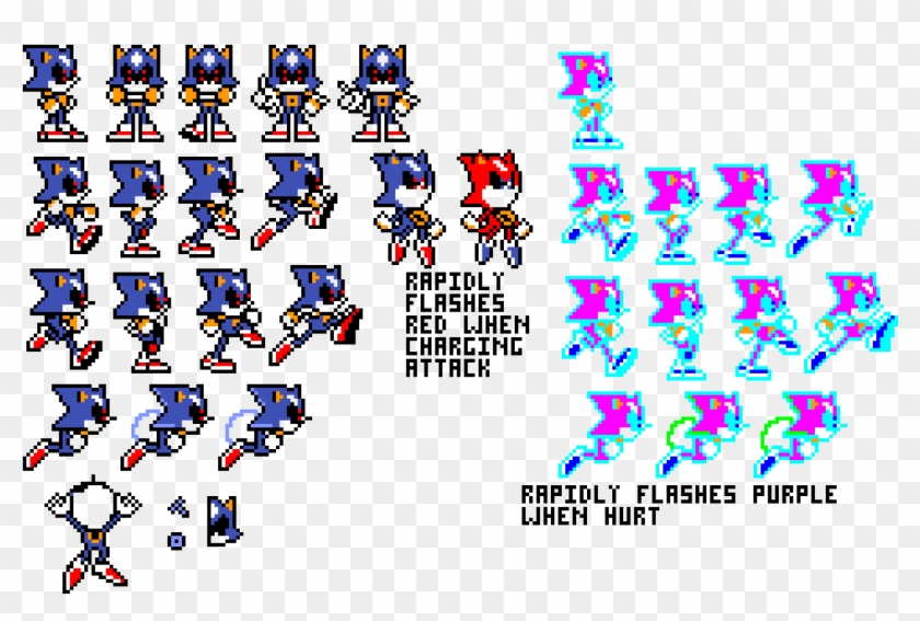 Descargar Pack Sprites Metal Sonic+Sonidos By The Masked Electric Time! 