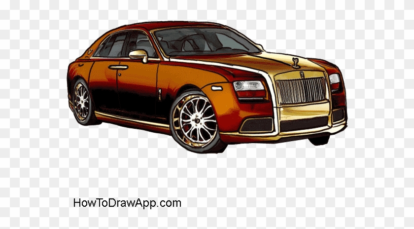 Рисовать rolls royce