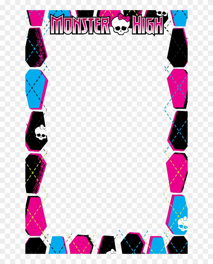 Monster High Clipart - Frames Png Monster High, Transparent Png ...