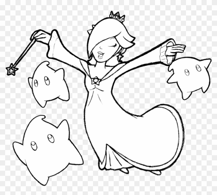 Princess Rosalina Coloring Pages Hd Png Download 977x818 6190836 Pngfind