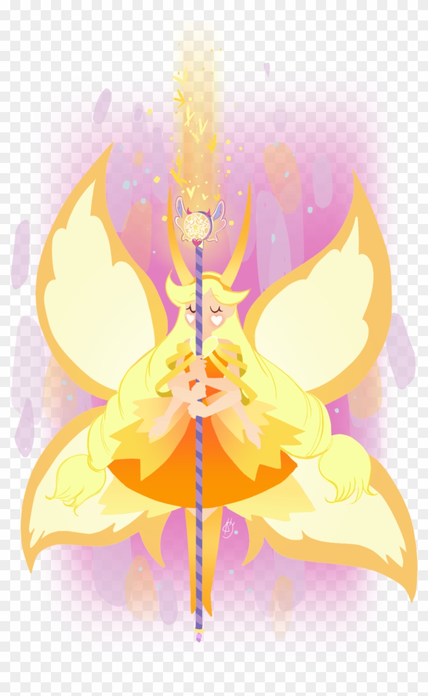 Fanwork Star another Take On Butterfly Form Illustration HD Png 