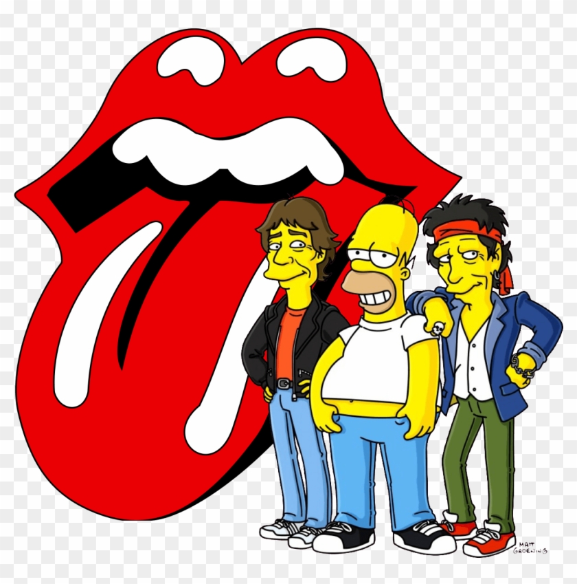 Homer Simpson Bart Simpson The Rolling Stones Musician - Rolling Stones