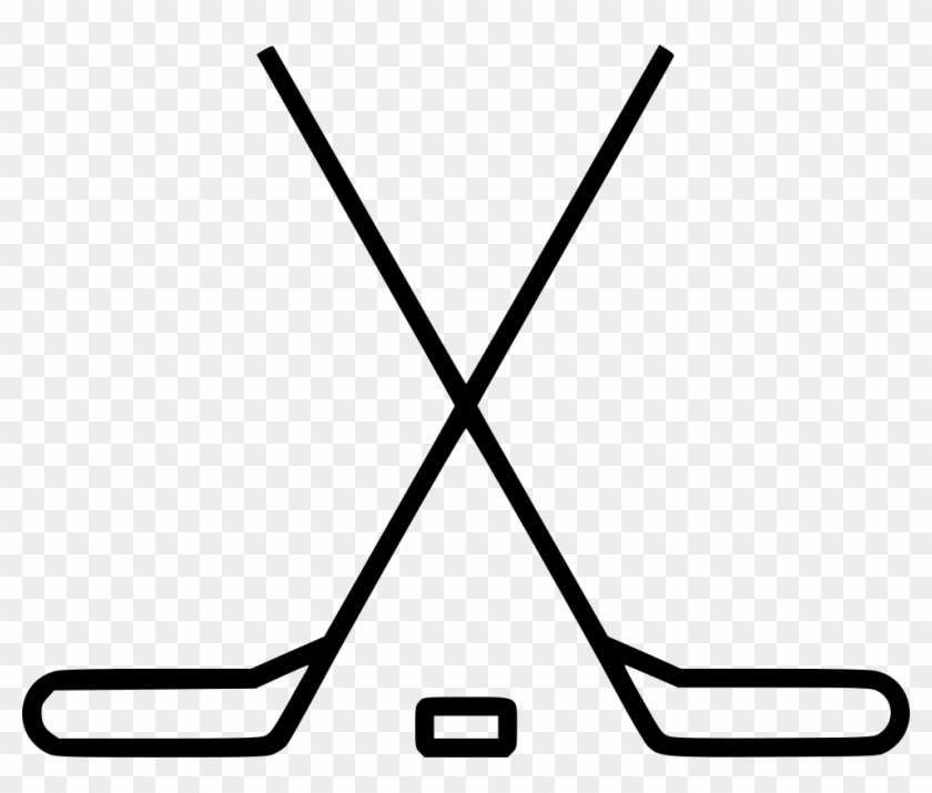 Hockey Stick Ball Equipment  Outline Of Hockey Stick HD Png Download  vhv