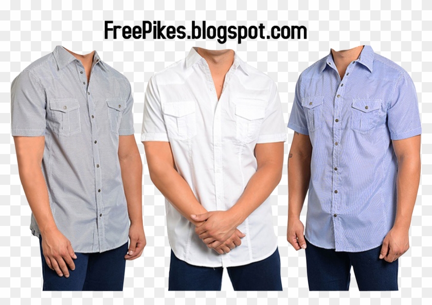 Three T Shirt Dress Free Png For Men S Short Sleeve Men S Button Down Shirts Transparent Png 1545x1109 6209111 Pngfind