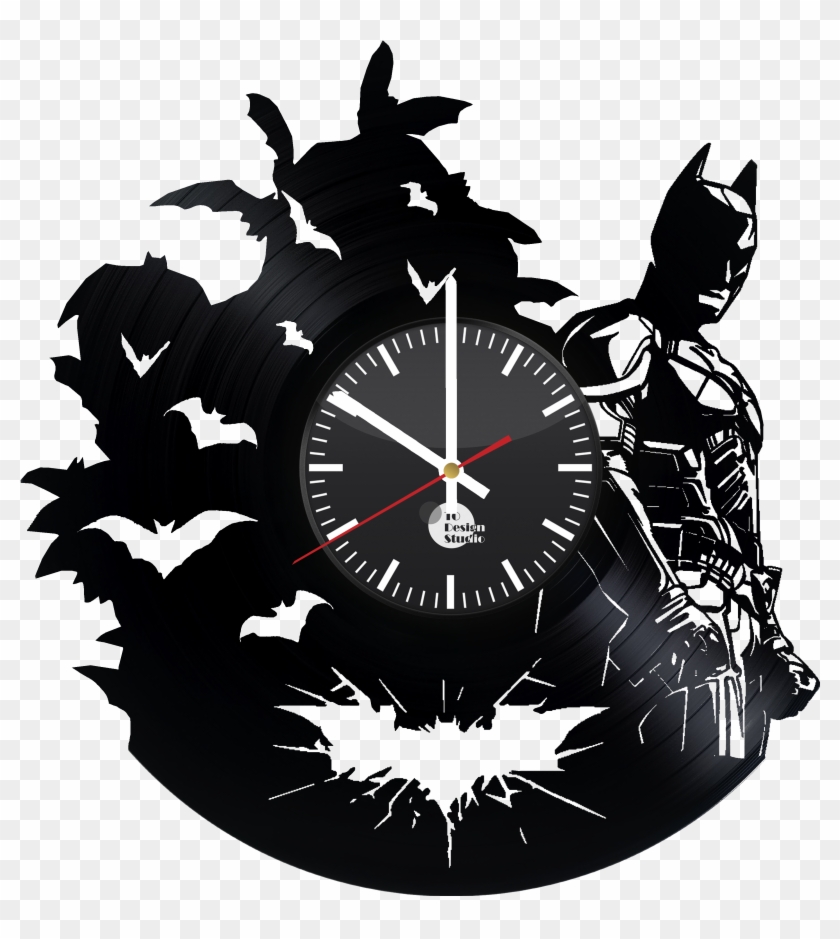 Batman - Vinyl Clock Batman, HD Png Download - 4016x4016(#6219841 ...