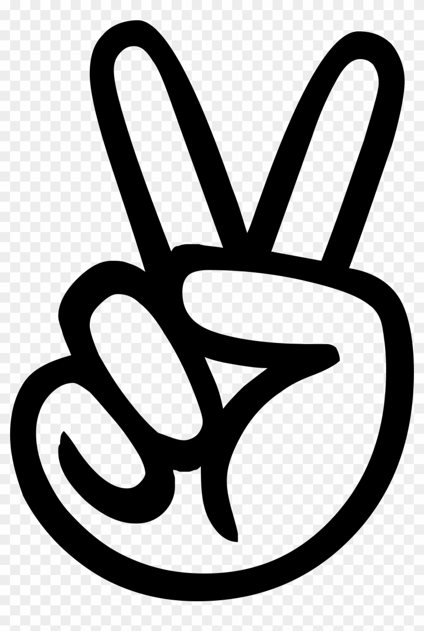 Peace Sign Svg Silhouette