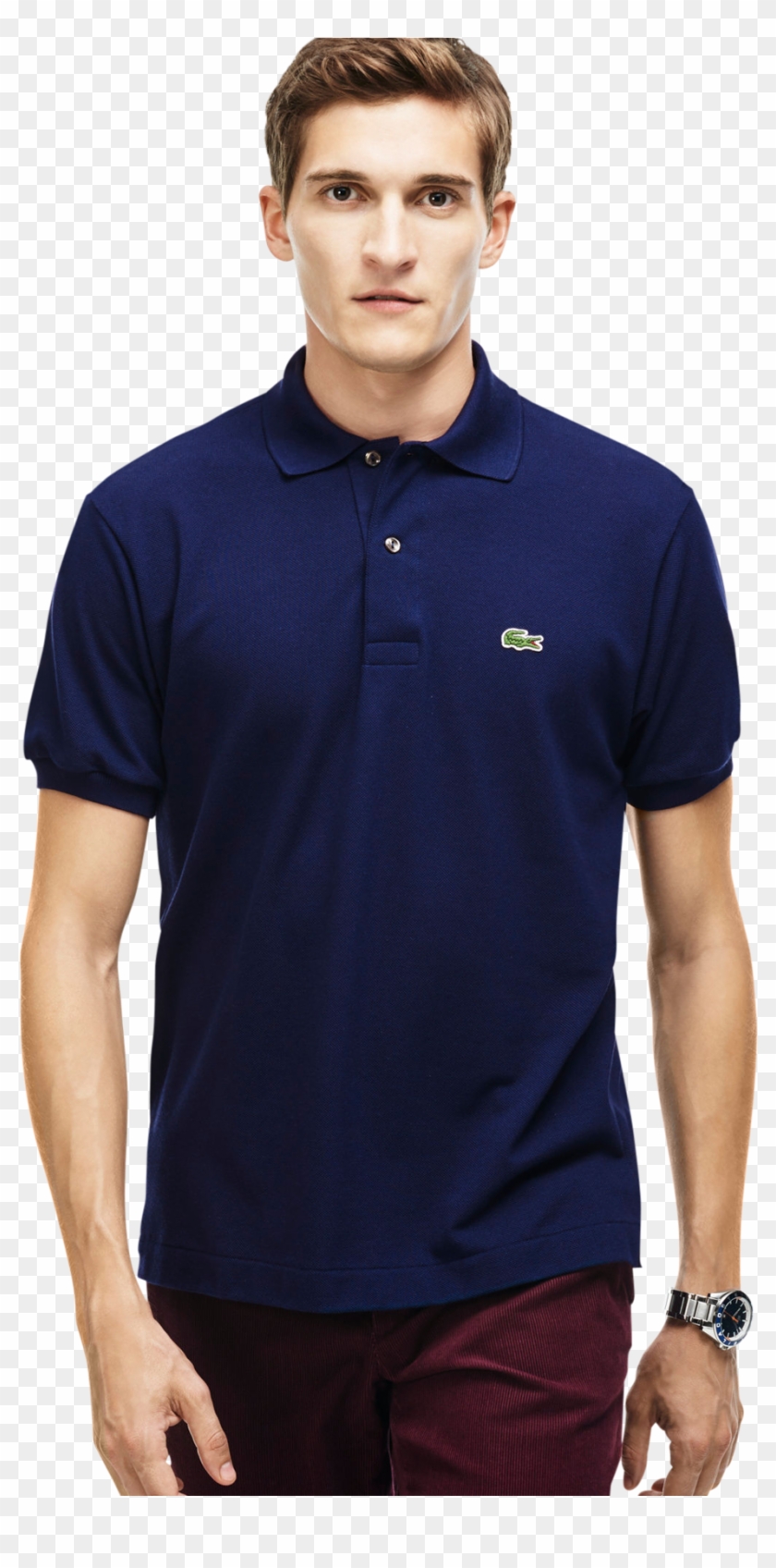 lacoste polo shirt navy blue