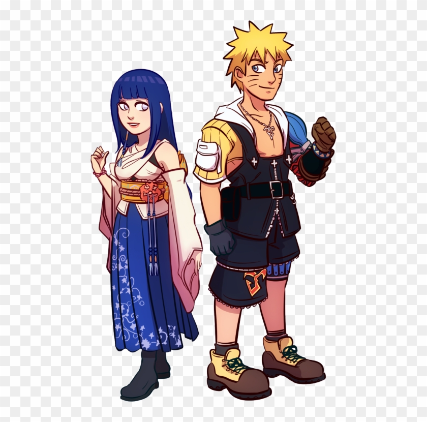 Final Fantasy Au Hinata Hyuga Naruhina Naruto And X Hinata Hyuga Naruhina Naruto
