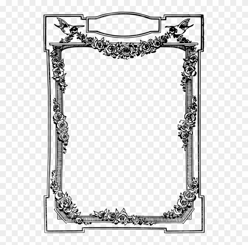 Picture Frames Black And White Bird Line Art Decorative Picture Frame