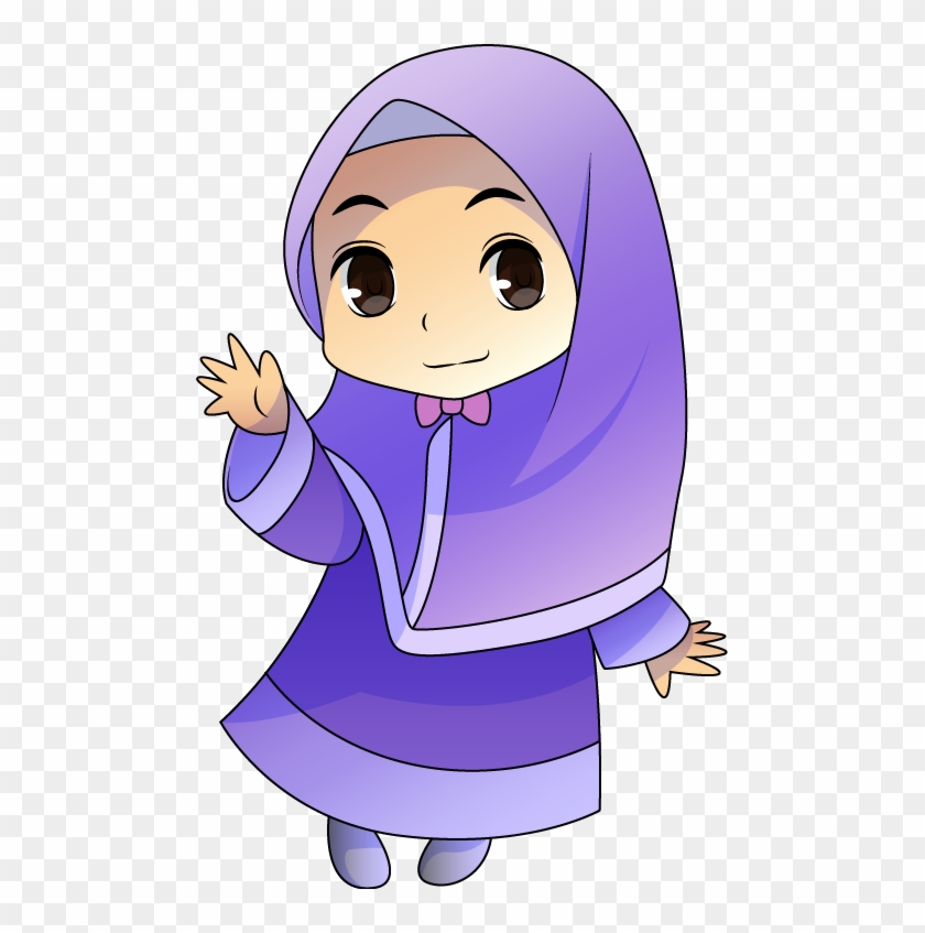 Anime Hijab Character PNG Transparent Images Free Download