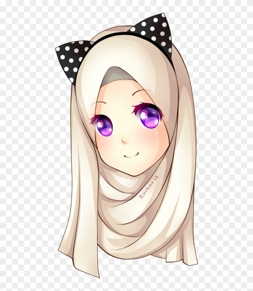 Cute Anime Girl Hijab gambar ke 17