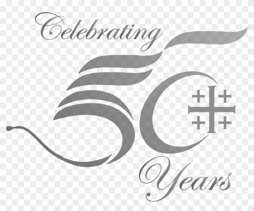 50th Anniversary Logo Transparent Grayscale 50 Years Anniversary Logo Hd Png Download 1359x1066 Pngfind