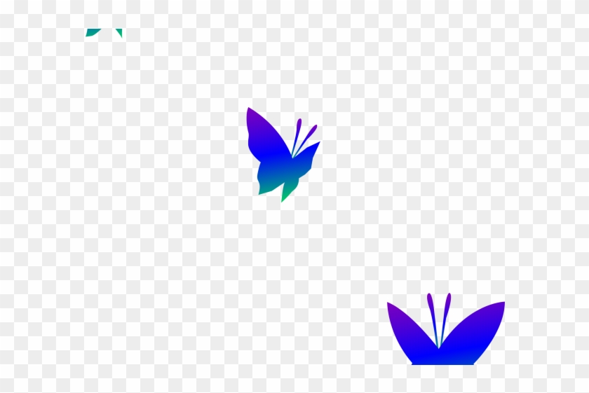 Download Rainbow Butterfly Clipart Vector - Butterflies Flying Away ...