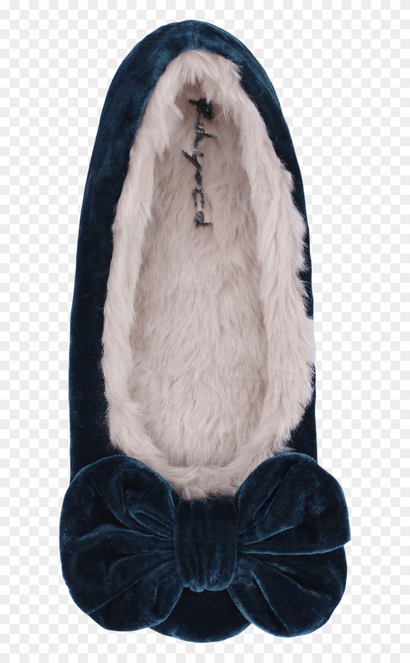 ruby and ed velvet bow slippers