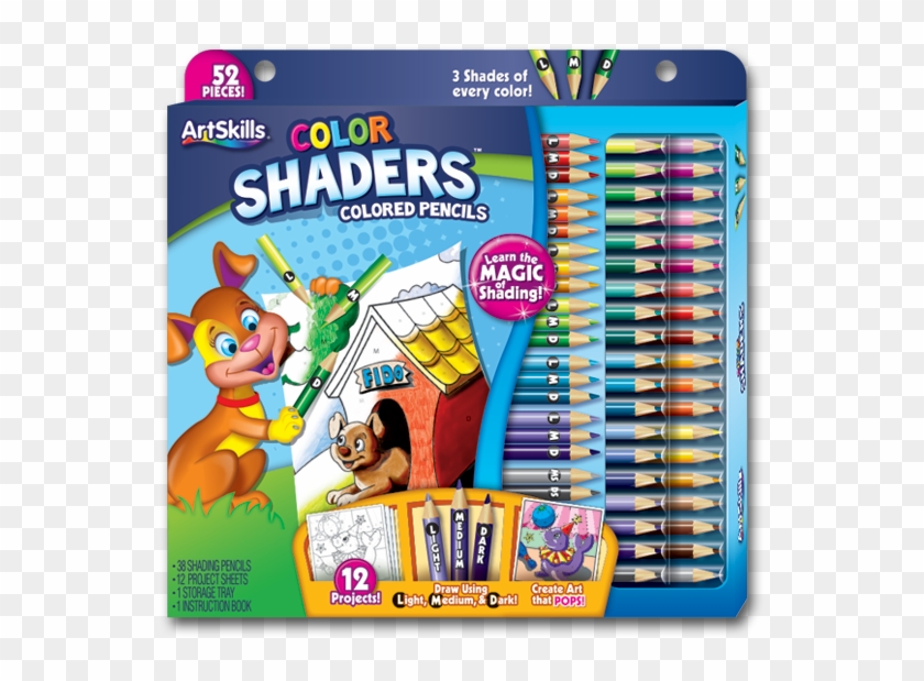Artskills Color Shaders Markers, HD Png Download 576x720