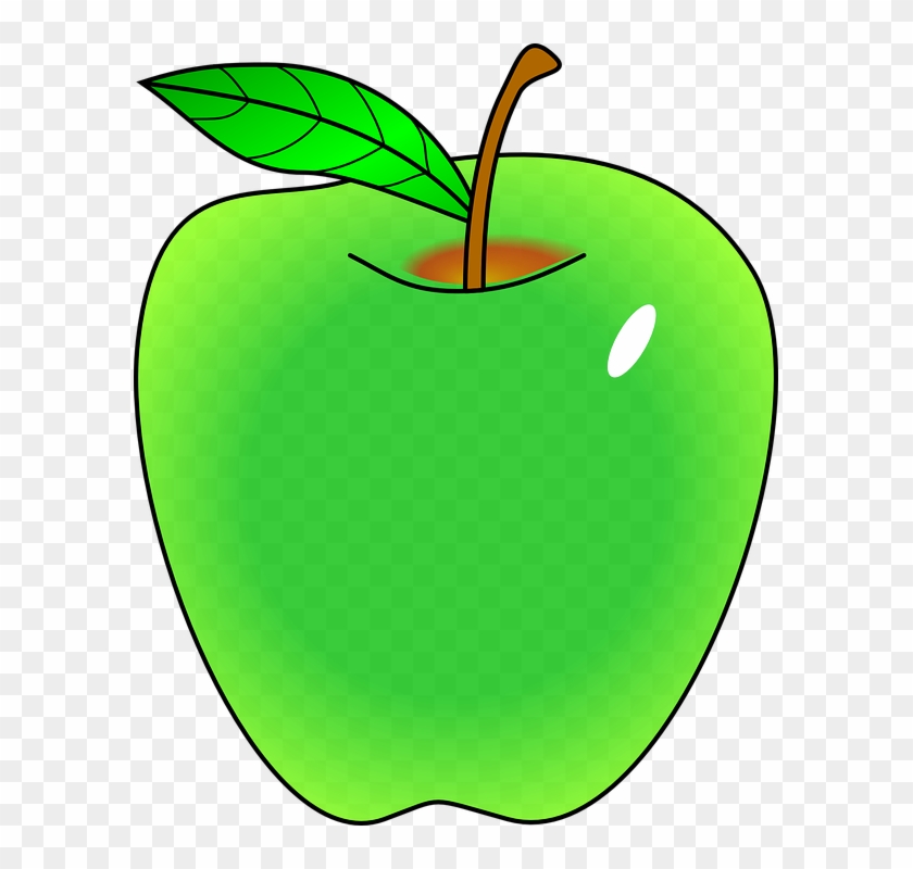 Apple Clip Art Png - Clip Art Green Apple, Transparent Png -  593x720(#6276899) - PngFind
