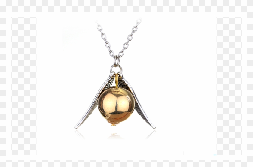 Download Quidditch Golden Snitch Fly Ball Wings Pendant Necklace ...