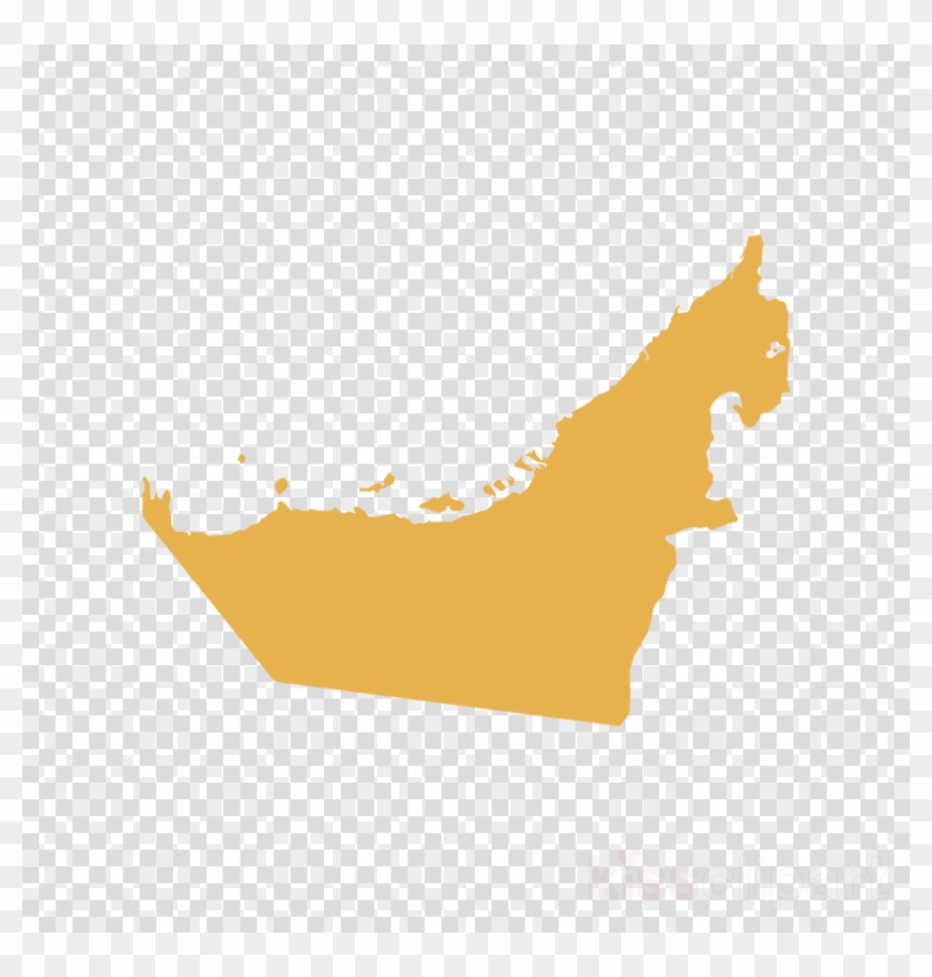 Simple Map Illustration Yellow Transparent Png Image