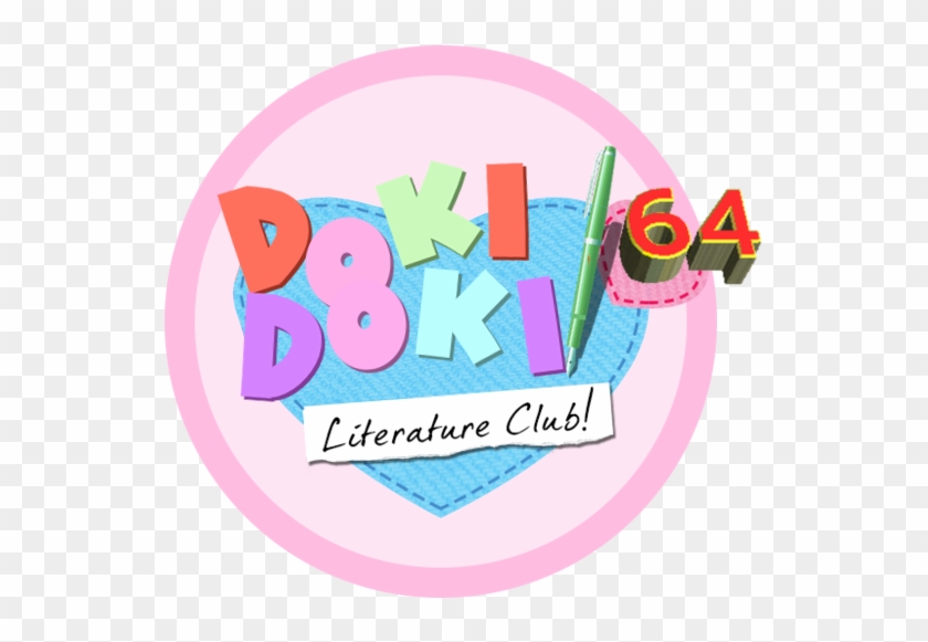 Ddlcmods - Dokidoki Literature Club Logo, HD Png Download - 750x650