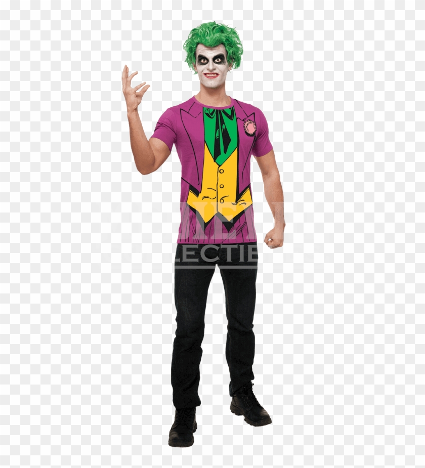 Adult Joker Pinstripe Suit T-shirt 