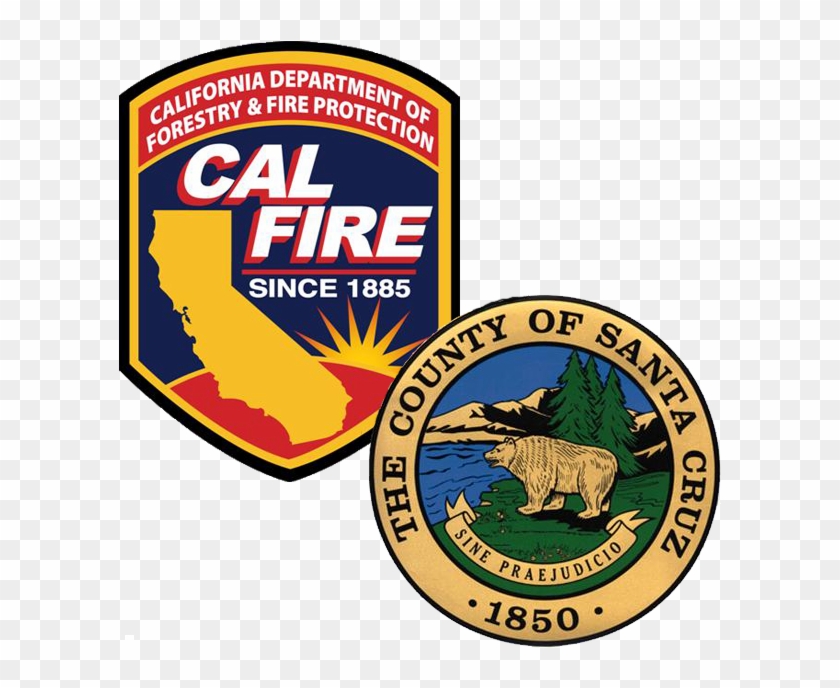 Santa Cruz County Fire And Cal Fire Duel Logo - Sedgwick ...